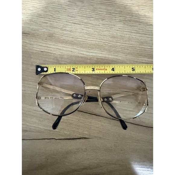 Vintage CHRISTIAN DIOR Sunglasses Rare Lunette de Soleil Oversize 70s Black Gold main image 10